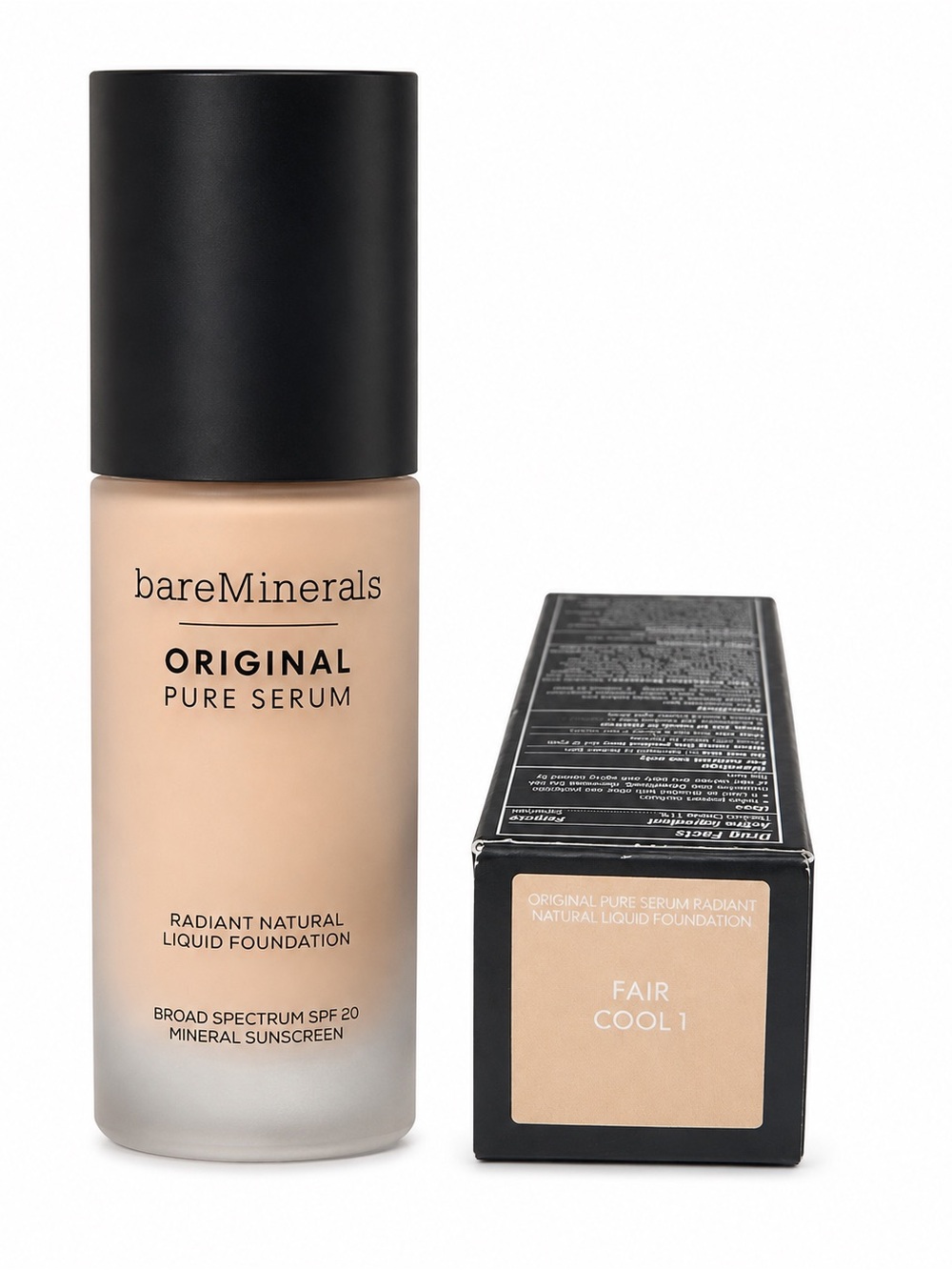 bareMinerals Original Pure Serum Foundation - Fair Cool 1 - NEW - Picture 3 of 5